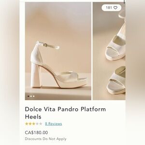 Dolce Vita Pandro Platform Heels